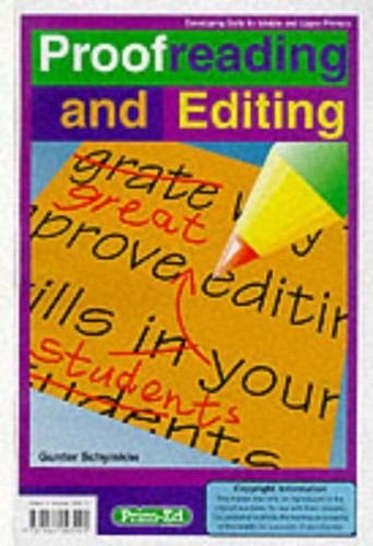 Proofreading and Editing