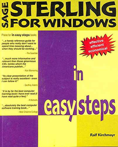 Sage Sterling for Windows in Easy Steps