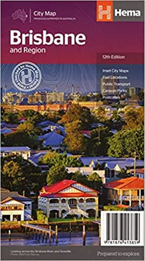 Brisbane & Region Map By Hema Maps