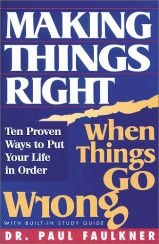 Making Things Right When Things Go Wrong