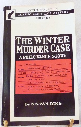 The Winter Murder Case: a Philo Vance Story
