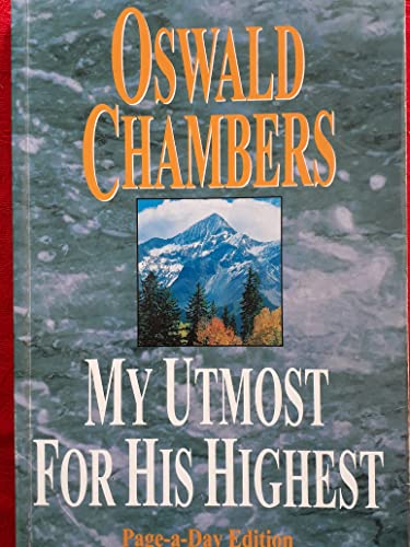My Utmost for His Highest
