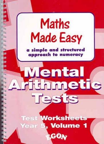 Mental Arithmetic Tests Worksheets