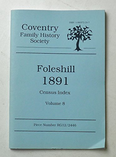 1891 Foleshill Census Index