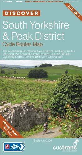 South Yorkshire & Peak District Cycle Routes Map