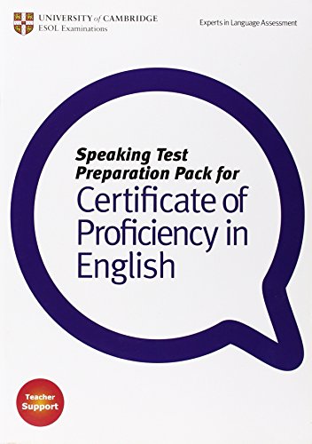 Speaking Test Preparation Pack for CPE Paperback with DVD