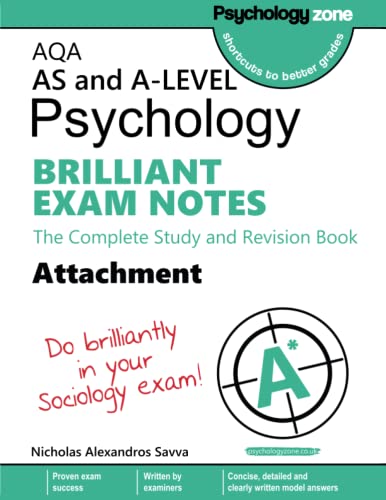 AQA Psychology BRILLIANT EXAM NOTES: Attachments: AS and A-level
