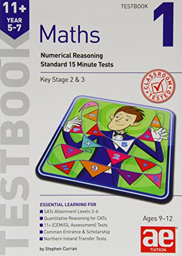 11+ Maths Year 5-7 Testbook 1