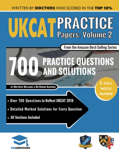UKCAT Practice Papers Volume Two