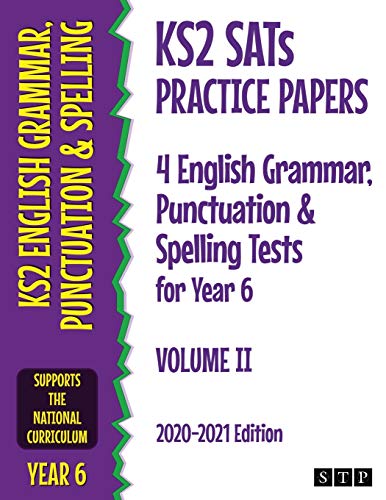 KS2 SATs Practice Papers 4 English Grammar, Punctuation and Spelling Tests for Year 6