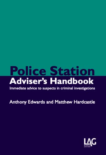 Police Station Adviser's Handbook By Anthony Edwards