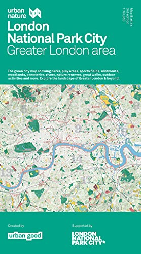 London National Park City: Greater London Area Urban Nature Map