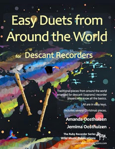 Easy Duets from Around the World for Descant (Soprano) Recorders 