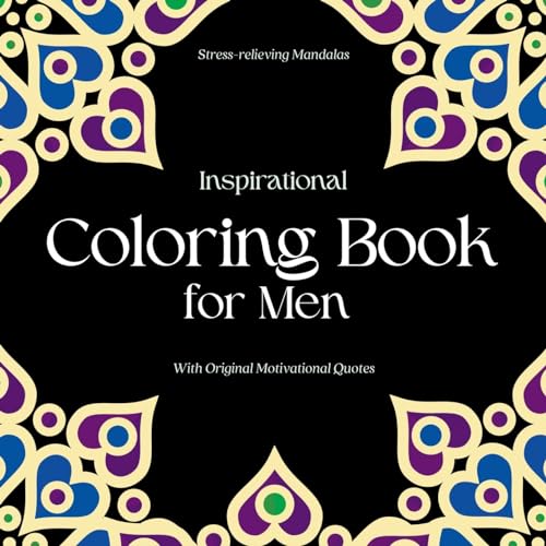 Inspirational Coloring Book for Men