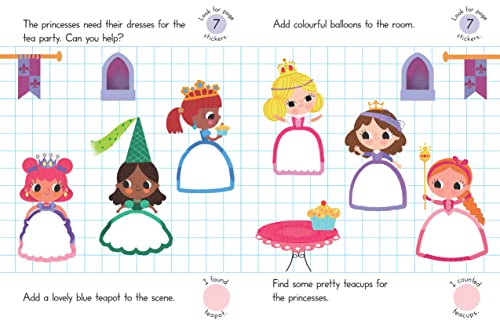 Step by Step Stickers Princesses