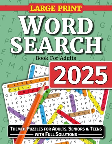 Word Search For Adults