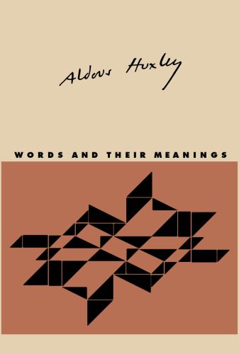 Words and Their Meanings cover