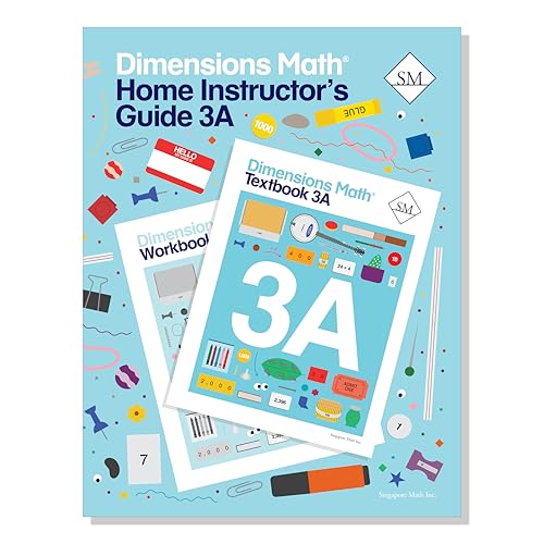 Dimensions Math Home Instructor's Guide 3A | Singapore Math Inc. [Spiral-bound]