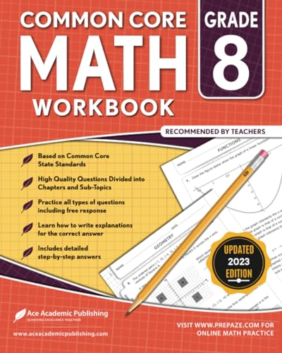 8th Grade Math Workbook: Common Core Math Workbook