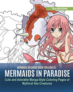 Mermaid Coloring Book for Adults 