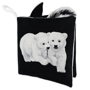 Babys Black & White Crinkle Book Made with Organic Cotton