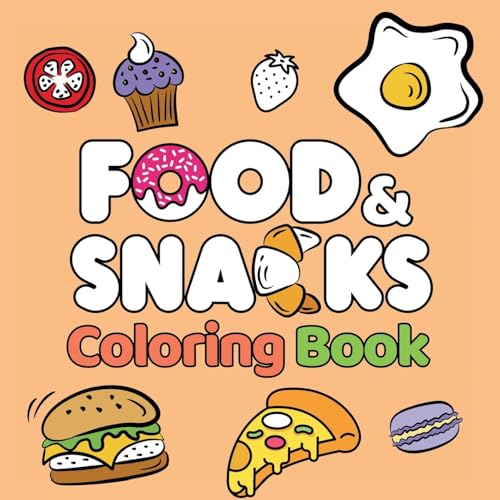 Food & Snacks Coloring Book