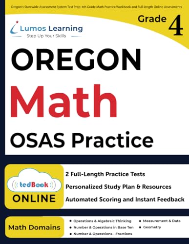Oregon's Statewide Assessment System Test Prep: 4th Grade Math Practic cover
