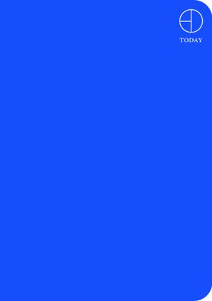Cornflower Blue B6 Today Planner
