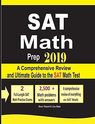SAT Math Prep 2019 cover