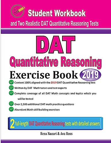 DAT Quantitative Reasoning Exercise Book