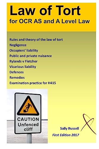 Law of Tort for OCR AS and A level cover