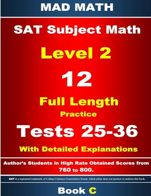 2018 SAT Subject Level 2 Book C Tests 25-36