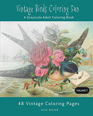 Vintage Birds Coloring Fun