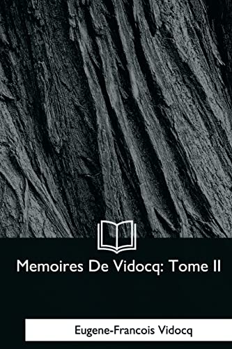 Memoires De Vidocq cover