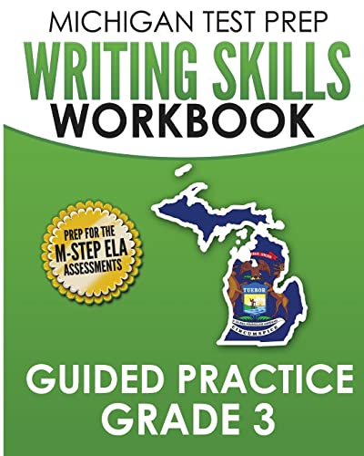 MICHIGAN TEST PREP Writing Skills Workbook Guided Practice Grade 3 cover