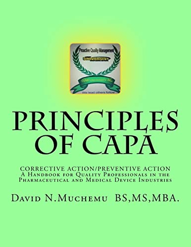 Principles of Corrective Action and Preventive Action