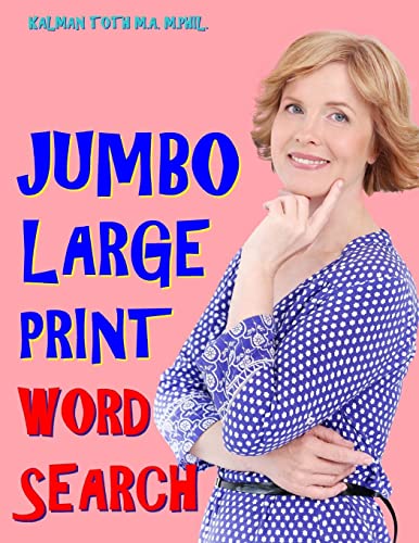 Jumbo Large Print Word Search cover