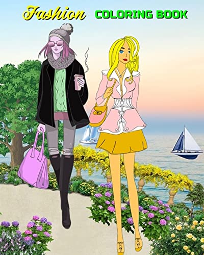 Fashion Coloring Book cover