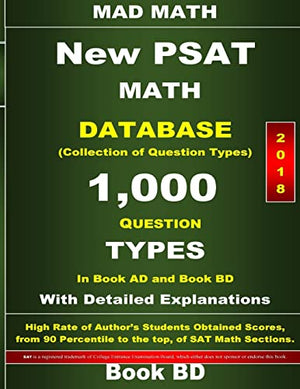 2018 New PSAT Math Database Book BD
