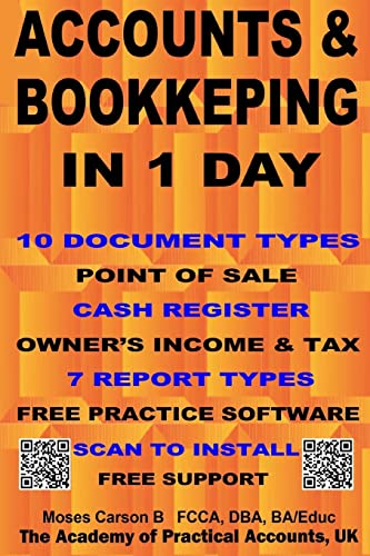 Accounts and Bookkeeping in 1 Day cover