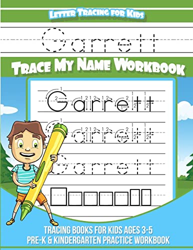 Garrett Letter Tracing for Kids Trace my Name Workbook