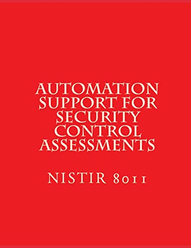 Automation Support for Security Control Assessments cover