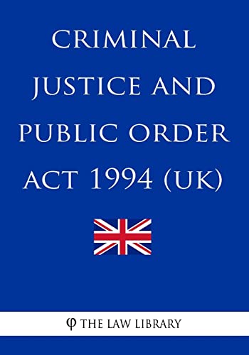 Criminal Justice and Public Order Act 1994 cover