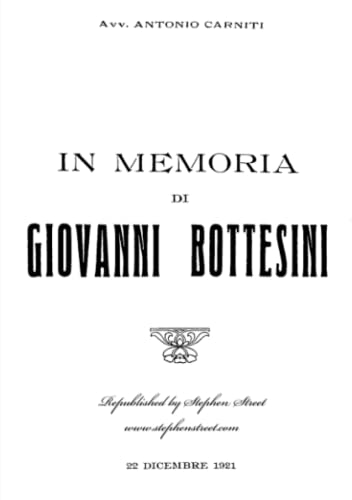 In Memoria di Giovanni Bottesini