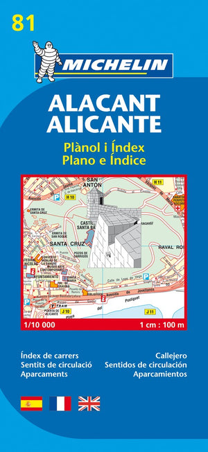 Alicante - Michelin City Plan 81