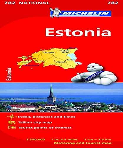 Estonia - Michelin National Map 782