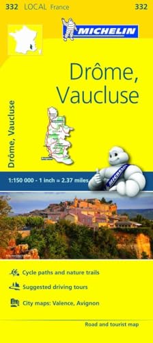 Drome, Vaucluse - Michelin Local Map 332