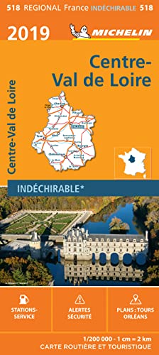 CENTRE - VAL DE LOIRE 17518 CARTE MICHELIN KAART 2