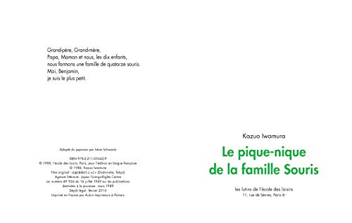 Iwamura/Pique-Nique Famille Souris