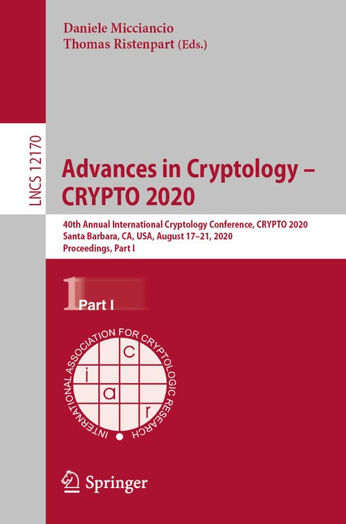 Advances in Cryptology – CRYPTO 2020